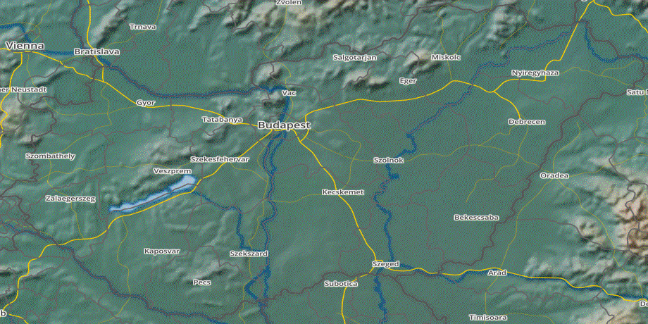 Radar animáció – Magyarország